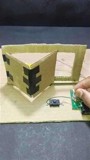 how to automatic door #project #tech #technology #dcmotor #experiment #shortsfeed