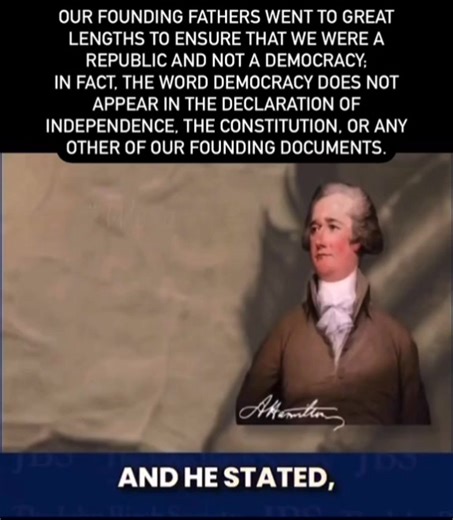 The word democracy is not in the Constitution the Bill of Rights or the Declaration of Independence for a reason. | Matt Schneider