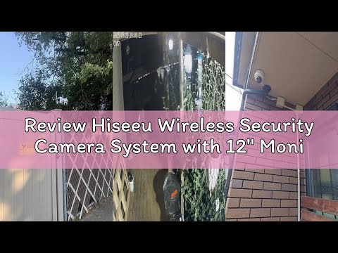 Review Hiseeu Wireless Security Camera System with 12'' Monitor, 3TB HDD, 2.4G/5G WiFi, Bullet Camer
