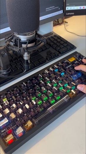 keebs.sg custom keyboards on Instagram: "Client GMK87 build showcase! Let me know what you think in the comments, and suggest any future video idea or builds! Build Details - Case: GMK67 - Plate: PC - MMD Princess Tactile - Transparent Keycaps Setup: - Focusrite Scarlett Solo (Interface) - AT 2020 Gunmetal Edition (Mic) Need a custom keeb? Visit our website keebs.sg or DM us today"