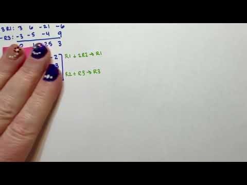 Matrix - Solving with Gauss-Jordan Elimination