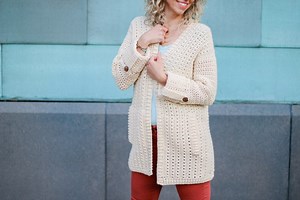 Modern Crochet Cardigan - Free Pattern   Video Tutorials
