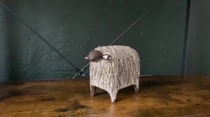 White Ceramic Sheep Sculpture: Handmade Minimalist Home Decor - Etsy