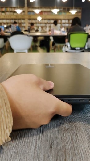 Starting my work session at the library. Quiet coding vibes.