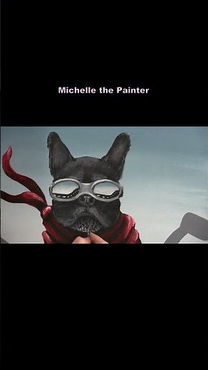 CRUISING CANINE #art #acrylic #acrylicpainting #painting #acrylictechniques #artist #drawing #dog