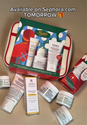 cozy season, meet your new obsession ❄️ @Sephora app is unlocking exclusive early access TODAY for a first look at our new Kiehl’s Wrapped in Radiance holiday set is wrapped and ready. 📲 ps… the best gifts don’t wait until December. both sets available only on Sephora.com TOMORROW 🎁 #holiday #skincare #gifts