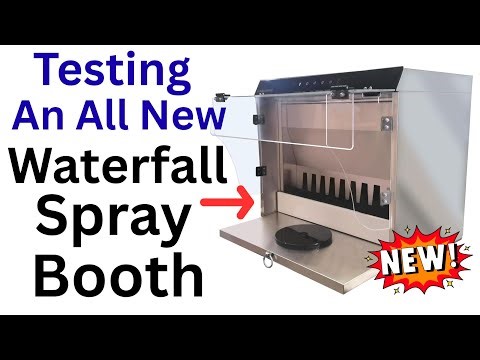 Testing An All New Waterfall Spray Booth