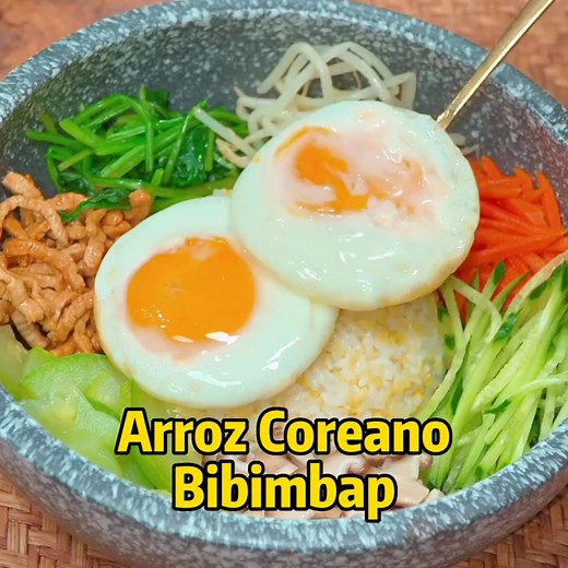 Arroz coreano Bibimbap buenisimo #Bibimbap #arroz #masterchenf | Master Chen