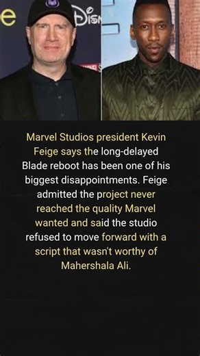 Kevin Feige Admits *Blade* Reboot Has Been a "Gigantic Failure"