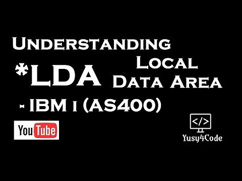 Understanding *LDA (Local Data Area) in IBM i (AS400) | yusy4code