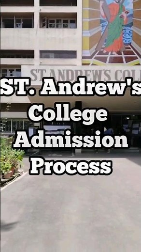 ST.ANDREW's COLLEGE BANDRA, ADMISSION 2023| OFFLINE DOCUMENTATION COLLEGE VISIT| #ytshorts #shorts