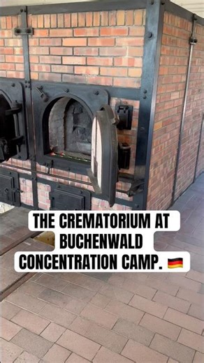 The crematorium at buchenwald concentration camp. #germany 🇩🇪