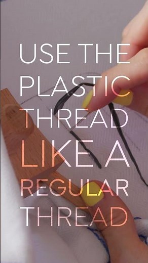 How to Turn a Trash Bag into Plastic Thread for Embroidery! | Domestika English
