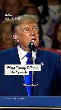 What Trump Offered in His Speech