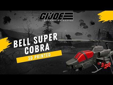 3D Printed G.I. Joe Classified Bell Super Cobra