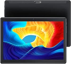 Tablet 10.1 Inch Android 10 32GB Quad Core HD Touchscreen Tablets with Dual Camera, 5000mAh Battery, Wi-Fi, GPS, Bluetooth, TF Card, USB Type C Port,Tablet PC