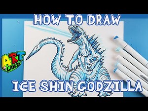 How to Draw ICE SHIN GODZILLA!!!