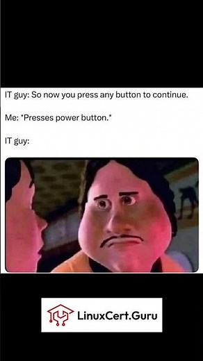 “Press Any Button to Continue” 💀 | Classic IT Meme