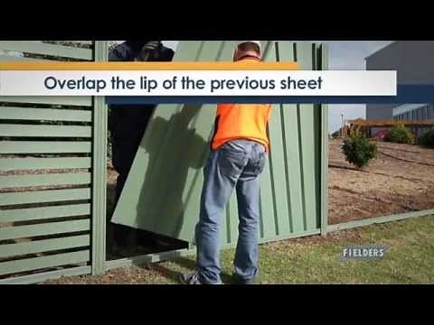 Fielders DIY Installation Guide - TL5 Panel Fence