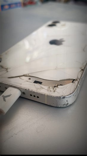 Destroyed iphone 12🥲 #destroy