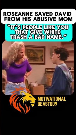 Roseanne saves David from his abusive mother | This Hits Hard 🥲❤️ #tvshow #relatable #family #love