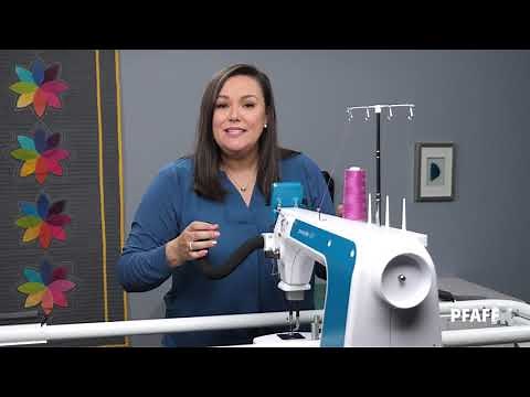 PFAFF® powerquilter™ 1650 Long Arm Quilting Machine - Leveling the Frame