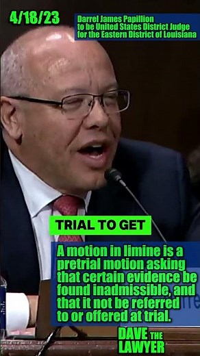 What is a Motion in Limine?