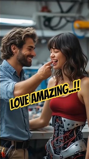 Love Between Wires and Logic ||❣️ #LoveBeyondLogic #FuturisticLove #TechAndHeart