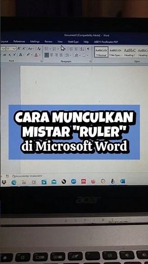 How to Display the Ruler in Microsoft Word #tutorial #microsoftword