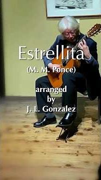 Estrellita エストレリータ(M.M.Ponce), #ギター #guitar #Ponce #estrellita #shorts