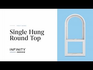 Replacement Single Hung Round Top Windows | Infinity by Marvin