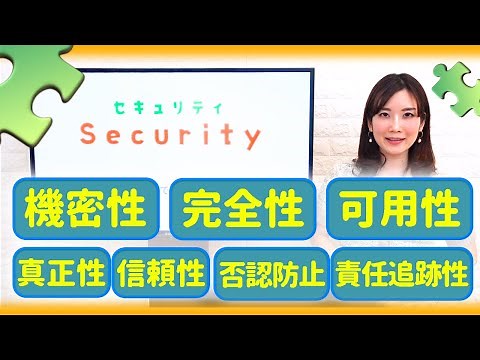 Elements of Information Security: Confidentiality, Integrity, and Availability / IT Passport, Inf...