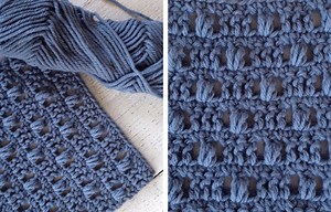 How to Crochet the Blueberry Stitch—Free Crochet Pattern