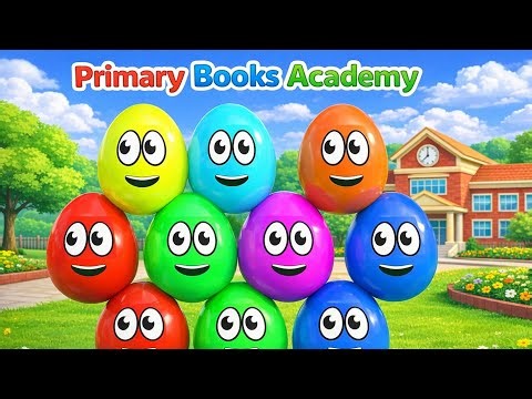 Learn Colors with Surprise Eggs | Colorful Paint Eggs for Kids | Toddlers Learning