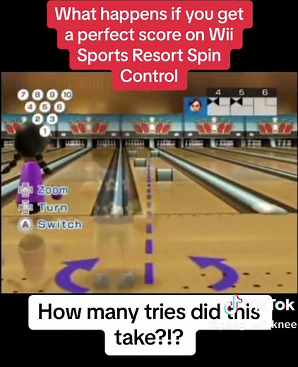 Setting a World Record with a Perfect Score on Wii Sports Resort Spin Control