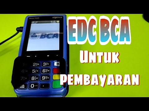 How to use a BCA EDC machine for payment transactions