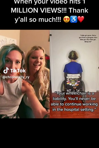 Wheelchair Nurse Celebrates 1 Million Views Thank You