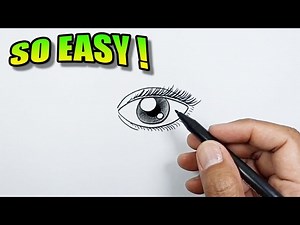 How to draw an eye | Easy Drawings - Videos For Kids