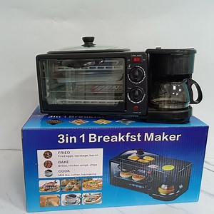 [Hot Item] 3 in 1 Breakfast Maker Machine 3 in 1 Breakfast Machine Multifunction Breakfast Toaster Coffee Maker 3-in-1 Breakfast Machine 3 in 1 Coffer Maker Machine