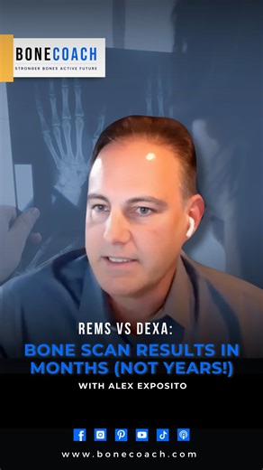 REMS technology is 5X more precise than traditional DEXA scans, detecting tiny changes in bone mass in just SIX MONTHS! This breakthrough means you and your doctor can know if your treatment plan is effective much sooner, allowing for faster adjustments if needed. Clinical trials overseas have shown amazing results, and bone specialists are thrilled about this game-changing technology now available in the US! Why wait years for answers when you could know in months? 👉 Just visit bonecoach.com a