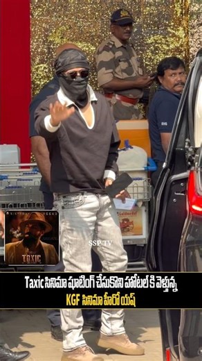 KGF Movie Hero Yash Visuals At Taxic Movie Shooting | SSP TV