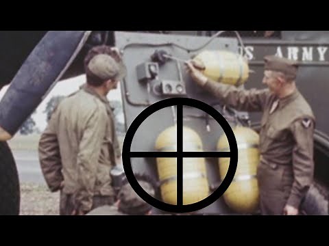 Consequences of shooting a WWII Bomber’s G-1 Oxygen Cylinder. Explosion Vulnerability footage.