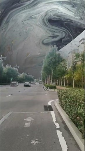 What is the blue pattern? Terrain, universe, planet, astronomy, sense of oppression, special effect