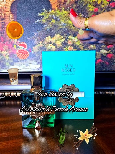 Sun kissed by Aromatix X French Avenue🌞 An addictive scent that turns heads, layers beautifully, and lasts all day. #perfumes #fragrancereview #fragrancetiktok #perfumetok #summerperfumes @Shop Aromatix