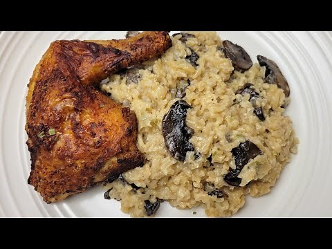 Ninja Speedi Mushroom Brown Rice & Chicken Leg Quarters