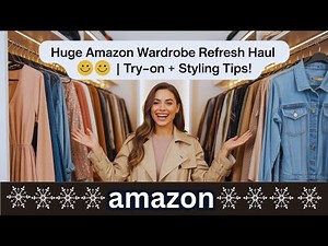 Huge Amazon Wardrobe Refresh Haul 🌟 | Try-On + Styling Tips!
