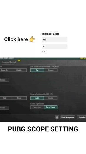 Pubg scope setting ✅Pubg#pubg #pubgmobile #gaming #pubgm #pubgshorts