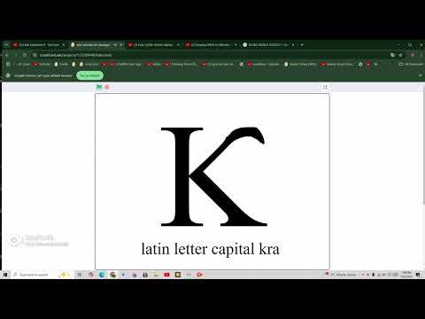 new unicode character not music for latin extended H