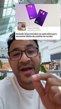 Como aumentar o limite do cartão de crédito da Nubank #nubank #limitealto #dinheiro