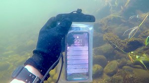 5.8M views · 68K reactions | FOUND iPHONE X UNDERWATER - RETURNED TO OWNER WITHIN 1 HOUR! #manplusriver #unsunk #rivertreasure #treasurehunting | Man + River | Facebook